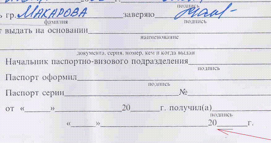 Паспортный стол документы для замены